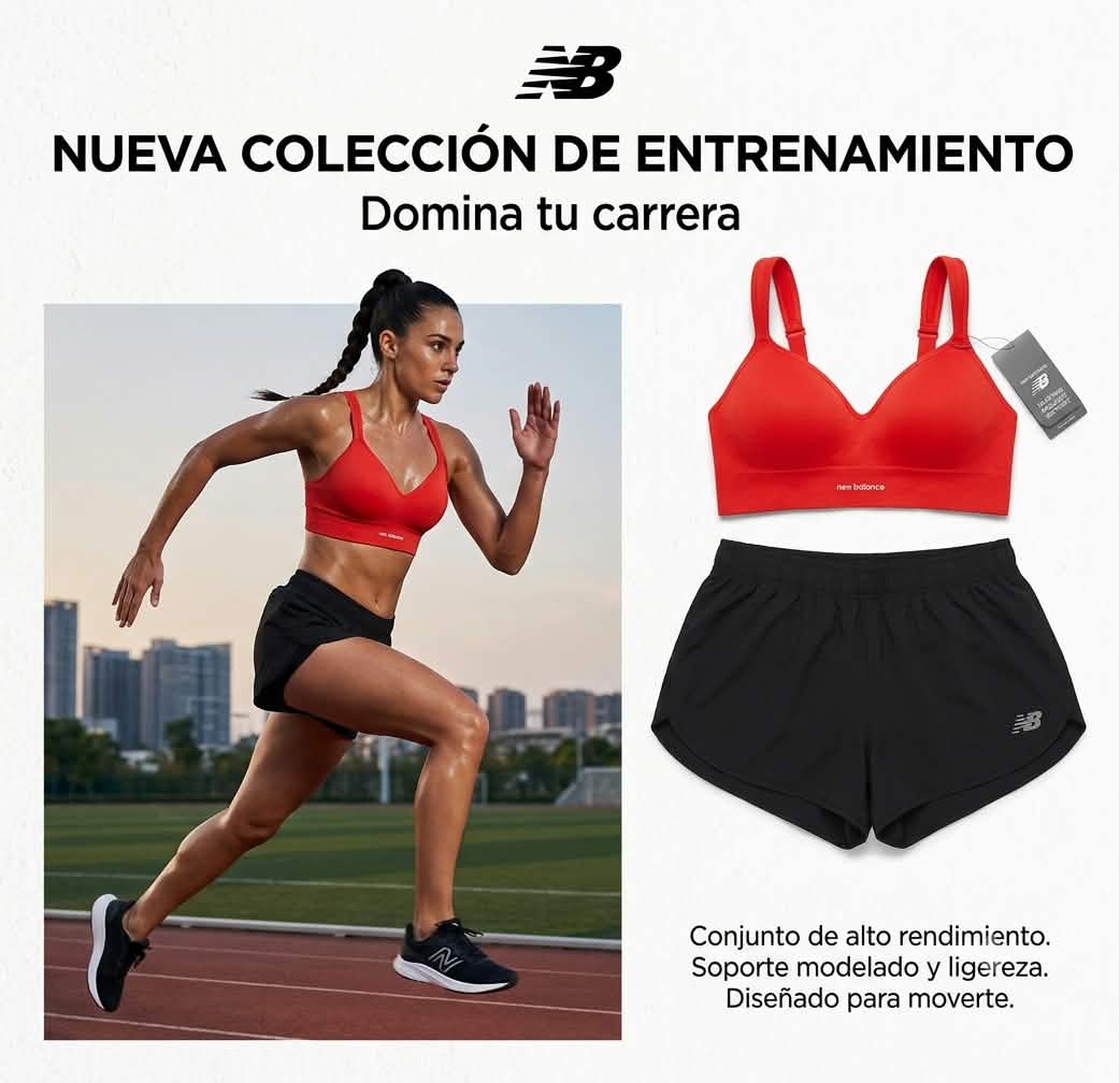 Conjunto New Balance Alto Rendimiento - Rojo