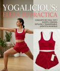 Conjunto de Yoga Top + Shorts - Rojo