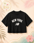 NB Crop Tee - Black