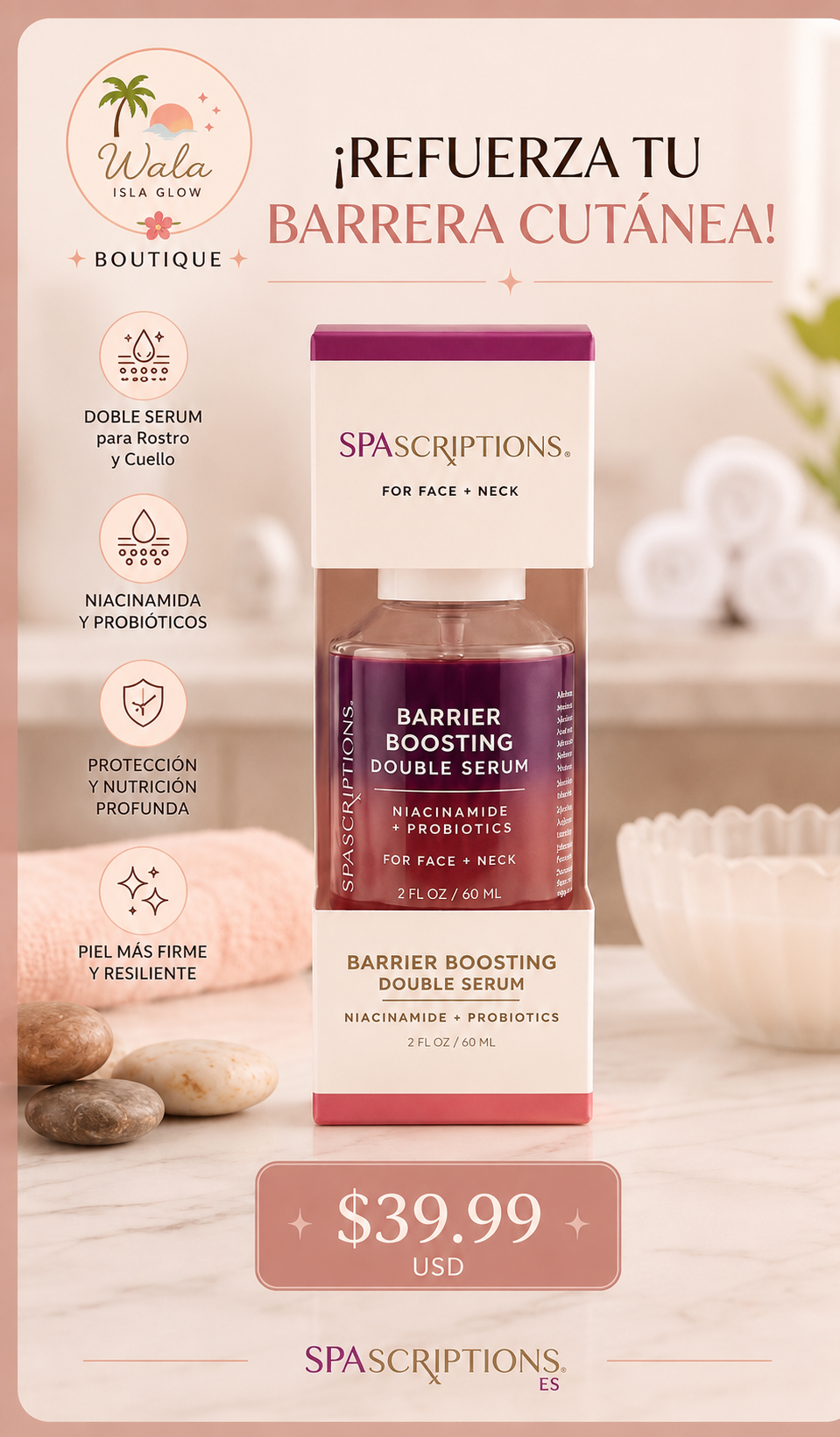 Spascriptions Barrier Boosting Double Serum