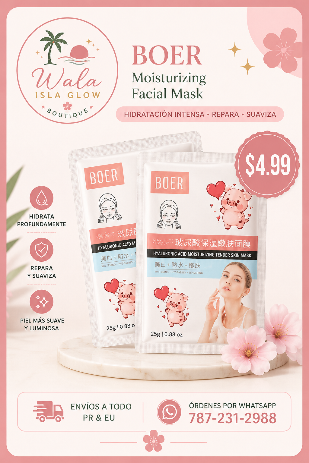 Mascarilla Facial (paquete doble)