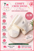 Medias New Balance Lifestyle Quarter - Crema (por par)