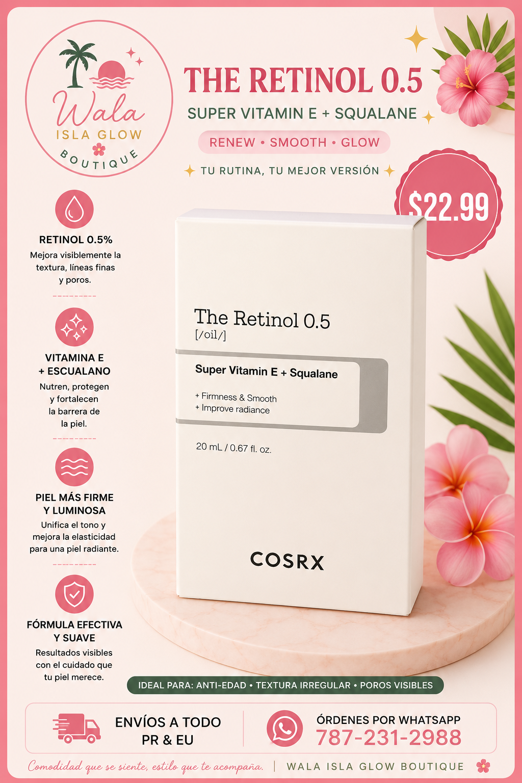 COSRX The Retinol 0.5 Oil