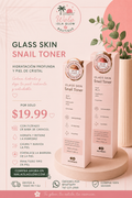 Dearboo Glass Skin Snail Toner