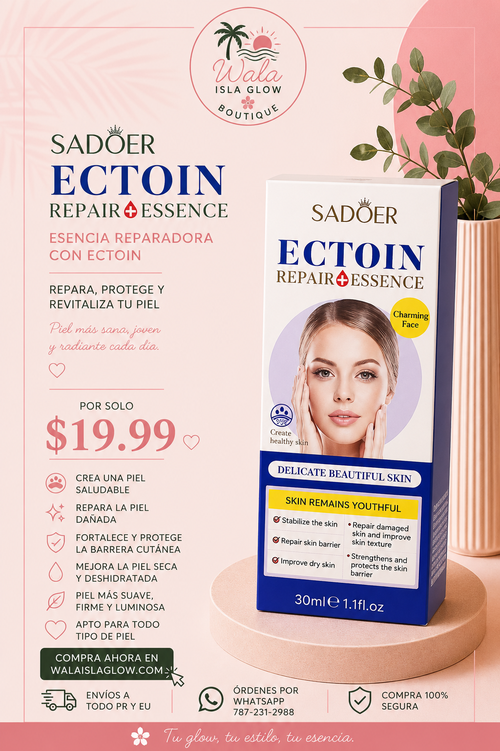 Sadoer Ectoin Repair Essence
