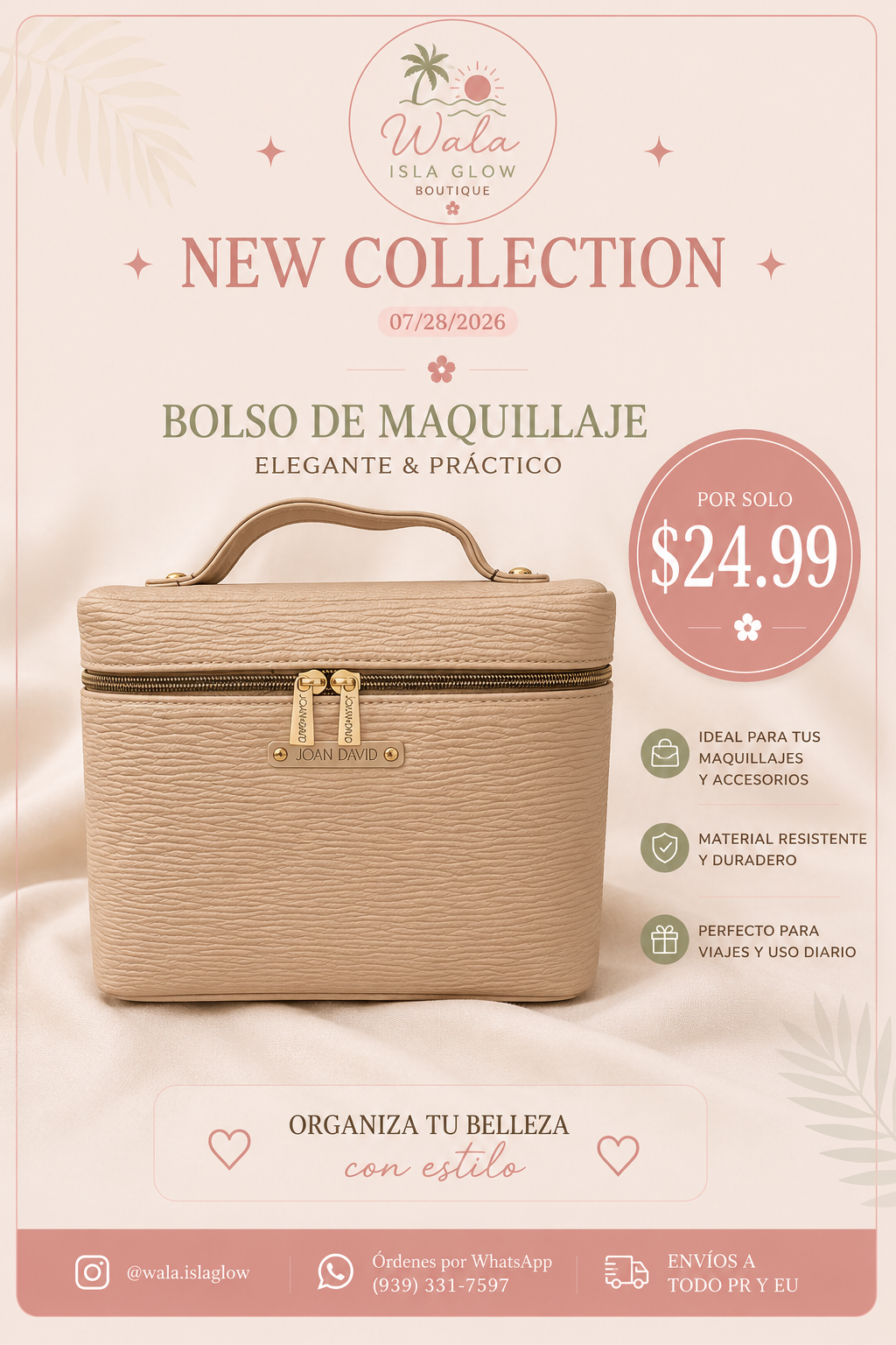 Bolso de Maquillaje Joan David