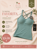 Tank Top Tirantes Cruzados con Copas Moldeadas – Tu Nueva Favorita